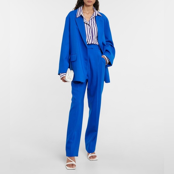 The Frankie Shop Jackets & Blazers - The Frankie Shop Oversized Bea Blazer Royal Blue Medium